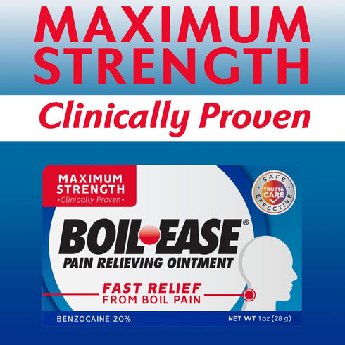 Boil Ease Pain Relieving Ointment, 1 Ounce...