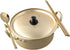 Ramen Pot, Korean Ramen Cooking Pot With Lid Spoon and Chopsticks, Fast Heating For Kitchen Cookware (Double handle)...