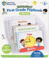 Learning Resources Skill Builders! First Grade Flipbook Library - 3 Pieces, Ages 6+, First Grade Learning Activities, Math and Spelling Activities...