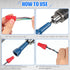 1 Pack Wire Twisting Tool Wire Twister Electrician Tools Wire Connector Driver Wire Bending Tools with 1/4 Chuck for Man Drill and Wire (Blue)...