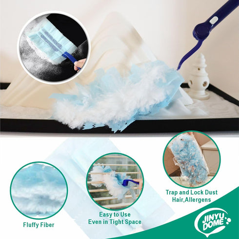Disposable Dusters Refills Heavy Duty Dusters Refills, Designed to Fit Swiffer Dusters,30 Unscented Dusters...