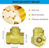 3/4" Swing Brass Check Valve DN20, 3/4 Female Thread Horizontal One Way Check Valve, Oil Water Fuel Gas Air Check Valve to Prevent Water Backflow ...