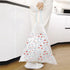 4 Gallon Trash Bags - Drawstring small trash Bags 1.1mil Thick for Bathroom, Kitchen, Bedroom, Office Toilet Home (White-pink, 75Counts)...