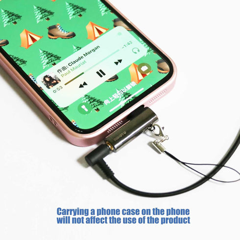 1Pcs Type C Aux Adapter, USB C to 3.5mm Audio Adapter Compatible with iPhone 15 Plus/15 Pro Max, Samsung Galaxy S23 S22 S21 S20 Ultra, Pixel, iPad...