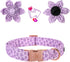 Elegant little tail Valentine's Day Heart Dog Collar, Cute Detachable Dog Collar with Flower, Gift Pet Collar Adjustable Dog Collar for X-Small Pu...