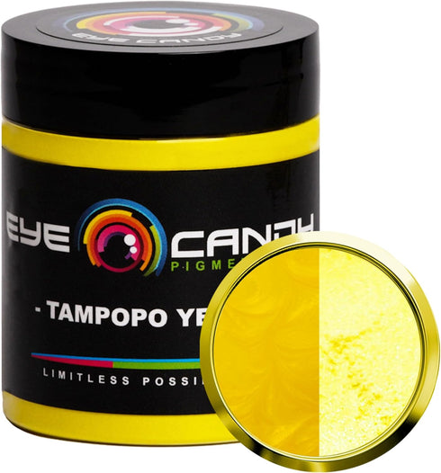 Mica Powder Pigment “Tampopo Yellow” (25g) Multipurpose DIY Arts and Crafts Additive | Woodworking, Epoxy, Resin, Natural Bath Bombs, Paint, Soap,...
