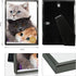 DECANIT 4x6 Picture Frame Metal, Thin Edge Photo Frames for Tabletop Display and Wall Mounting,Black...