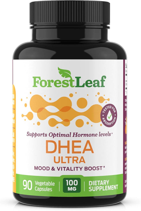 DHEA 100mg | DHEA Supplement for Women | DHEA Supplement for Men | Pure High Strength Micronized Dehydroepiandrosterone | Supports Energy, Hormone...