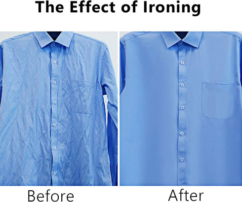 Folding Portable Iron Mini Collar Iron Electric Mini Iron With Double Ironing 6 Heat Settings Flip-Out Wings Functions for Household Dorm Room Cra...