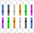 12 pcs Emergency Whistle with Key Chain, Aluminum Extra Loud Safety Survival Whistle Keychain for Outdoor Sports Camping Hiking Boating Hunting, 6...