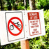 Do Not Put Fingers Thru Fence Dogs May Bite Security Sign Outdoors yard Signs Safety Warning Sign Wall Decorative Metal Tin Signs Size 8 X 12 Inch...