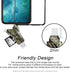 SD Card Reader for iPhone/ipad/Android/Mac/Computer/Camera,4 in1 Micro SD Card Reader Trail Camera Viewer, Portable Memory Card Reader SD Card Ada...