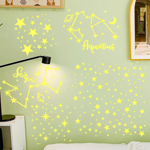 16pcs Star Stencils for Painting, 5.1 inch Reusable Constellations Stencils Rectangle Spray Paint Stencil for Painting on Wood, Crafts Cake Paper ...