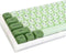 Guffercty kred GTSP XDA Profile Japanese Keycaps 60 Percent PBT 122 Key Green Keycaps Set for Cherry MX Covers Tenkeyless 60% 65% Gaming Keyboard ...