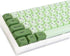 Guffercty kred GTSP XDA Profile Japanese Keycaps 60 Percent PBT 122 Key Green Keycaps Set for Cherry MX Covers Tenkeyless 60% 65% Gaming Keyboard ...