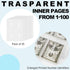 100 Envelopes Money Saving Challenge Binder, Easy and Fun Way to Save $5,050, A5 Budget Book with Cash Envelopes Kit,Black,White...