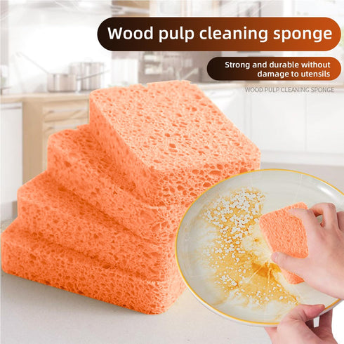 12 - Pack Non-Scratch Scrub Sponges - Sponges for Dishes and Washing Dishes, Cleaning Sponges for Kitchen Home and More?Orange?...