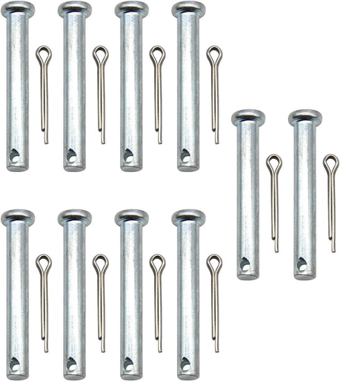 HAKATOP 10PC 1687404K 1668344 Snowthrower Shear Pin Kit Fits for Briggs & Stratton John Deere 1687404 1686806YP 1668344SM 703063...