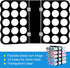 Vinyl Storage Rack Store Up to 15 Vinyl Rolls Acrylic Storage Organizer Aperture 2 Inch Multiple Display Holder for Craft Room and More, 12 x 7.8 ...