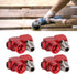 4PCS NPT 360 Degree Swivel Air Hose Connector 1/4in Industrial Air Fittings Pneumatic Tool Adapter Air Hose Joint Coupler...