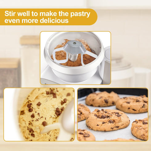 Cookie Paddles for Bosch mixers,Household Kitchen Cake Paddles Compatible with Bosch Universal Plus & NutriMill Artiste Stand Mixers,Replace Cooki...