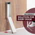 Kickdown Door Stoppers, No Drilling Door Stop with Adhesive Stickers, Alloys Door Holder no Plastic, Easy Pedal Doorstop for Office Dorm Classroom...