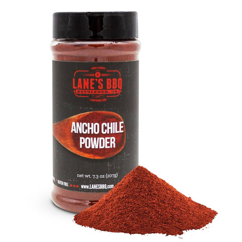 Lane's Ancho Chile Powder Spice, All-Natural Ancho Chili Powder Seasoning with Sweet & Smoky Ancho Chiles Flavor, No Preservatives Made in USA, 7....