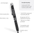 Inkstone Success Motivational Business Penlight with Illuminated Writing Tip and Stylus...