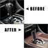 X AUTOHAUX Automatic Universal Manual Gear Stick Shift Knob Transmission Gear Lever Stick Shifter Handle Carbon Fiber Pattern Black...
