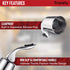 Wine Stopper Bottle Champagne Saver – Elegant Stainless Steel and Silicone Wine Saver Seals Out Air and Prevents Spills – Reusable, Expandable Bot...