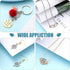 Hicarer 50 Pieces Evil Eye Beads Charms for Jewelry Making Mixed Alloy Evil Eye Assorted Connector Rhinestone Diamond Link Charms for DIY Jewelry ...
