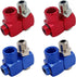 4Pcs 360 Degree Swivel Air Hose Connector 1/4” Industrial Air Fittings and Pneumatic Tool Adapter Air Hose Joint Coupler...