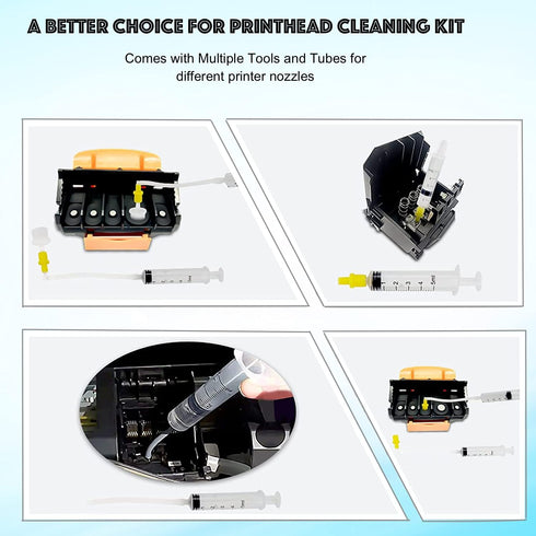 NGOODIEZ Printhead Cleaning Kit for Any DTF Printer/DTG Printer - Universal Printhead Cleaner Kit for Printer Nozzle - Printer Cleaning Kit for Di...
