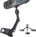 Rear View Mirror Phone Holder for Your Car Aluminum Alloy Arm Multi-Angle Adjustment,Rotatable Universal Cell Phone Car Mount for 4-7 Inch iPhone ...
