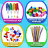Goody King Arts and Crafts Supplies for Kids - Craft Art Supply Jar Kit for Student Age 4 5 6 7 8 9 10 Year Old Crafting Activity - Collage Arts S...