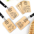 6 Pieces Hall Pass Lanyards and School Passes Set, Wooden Passes for School, Classrooms Hall, Library, Restroom, Office, Nurse, Teacher Supplies...