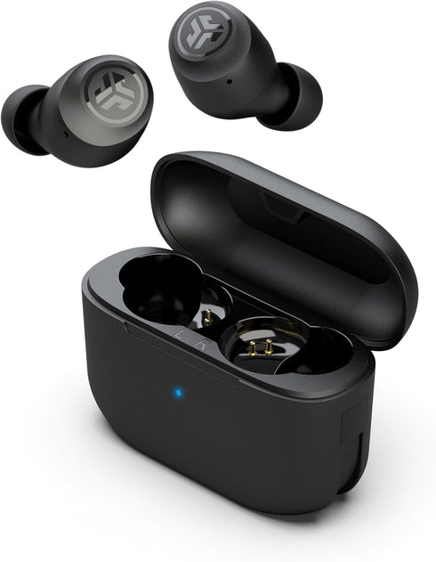 JLab Go Air Pop True Wireless Bluetooth Earbuds + Charging Case, Black, Dual Connect, IPX4 Sweat Resistance, Bluetooth 5.1 Connection, 3 EQ Sound ...