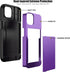 Nvollnoe for iPhone 13 Case with Card Holder Heavy Duty Protective Dual Layer Shockproof Hidden Card Slot Slim Wallet Case for iPhone 13 for Women...