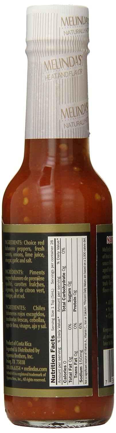 Melinda's Original Habanero XXXXtra Reserve Hot Sauce - 5 Fl Oz...