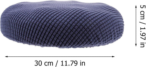 Veemoon Stool Covers Round Round Stool Cushion Cover, Soft Bar Stool Chair Covers with Elastic and Non Slip Bottom, 11 inches Width Soft& Protecti...