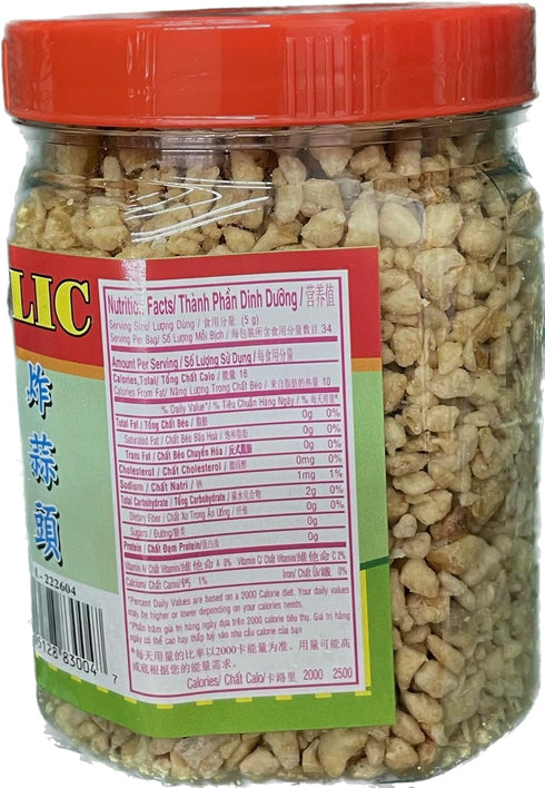 Fried Garlic Coconut Tree Jar 6oz (170g) Asian Vietnamese Thai Cuisine Crunchy Condiment...