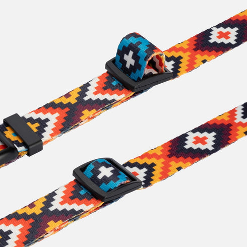 CollarDirect Aztec Dog Collar Adjustable Nylon Tribal Pattern Geometric Pet Collars for Dogs Small Medium Large Puppy (Aztec Sunset, Neck Fit 18"-...