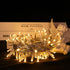 LED Christmas Tree Lights - Mini Warm White String Lights Plug in, 8 Modes Outdoor Christmas Lights for Tree Party Decorations, 100 LED 8 Feet, Cl...