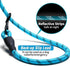 Dog Leash 10FT Thick Durable Nylon Dog Rope - Comfortable Padded Handle Reflective Rope Dog Leash for Medium Large Dogs with Collapsible Pet Bowl ...