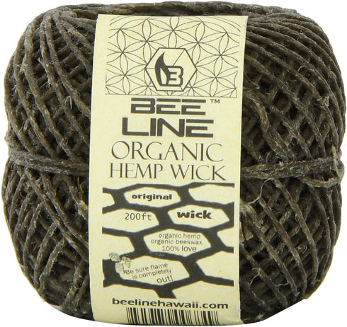 Bee Line Hemp Wick 200 FT Spool Regular Gauge...