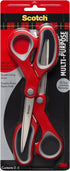 Scotch Multi-Purpose Stainless Steel All-Purpose 2 Pairs of Scissors, 8 Inches, Red & Gray, Great for home, school and office...