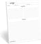 321Done Recipe Paper 8.5x11 White, 50-Pack, Made in USA, Full Page Blank Recipe Paper to Write in Your Own Recipes, Minimalist Letter Size Refill ...