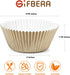 Gifbera Natural Metallic Foil Cupcake Liners - Standard Size Baking Cups Muffin Liners Paper for Celebration, 200-Count...