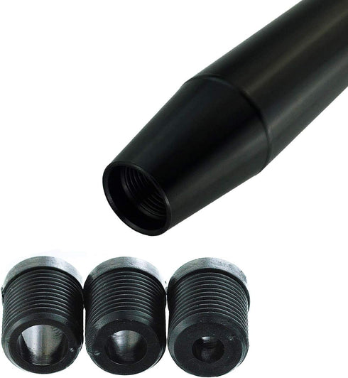Abfer Black Shift Knob Weighted Car Gear Stick Shifter Extension Long Shifting Lever Handle Fit Most Manual Automatic Transmission Vehicle...