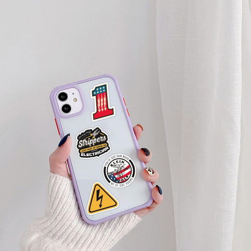 Electrician Stickers for Hard Hats,50pcs Electrician Hard Hat Stickers Funny Cool Trendy Electrician Waterproof Vinyl Decals for Helmet Toolbox Wa...